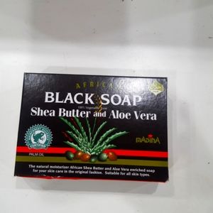 Madina African Black Soap Shea Butter & Aloe Ver